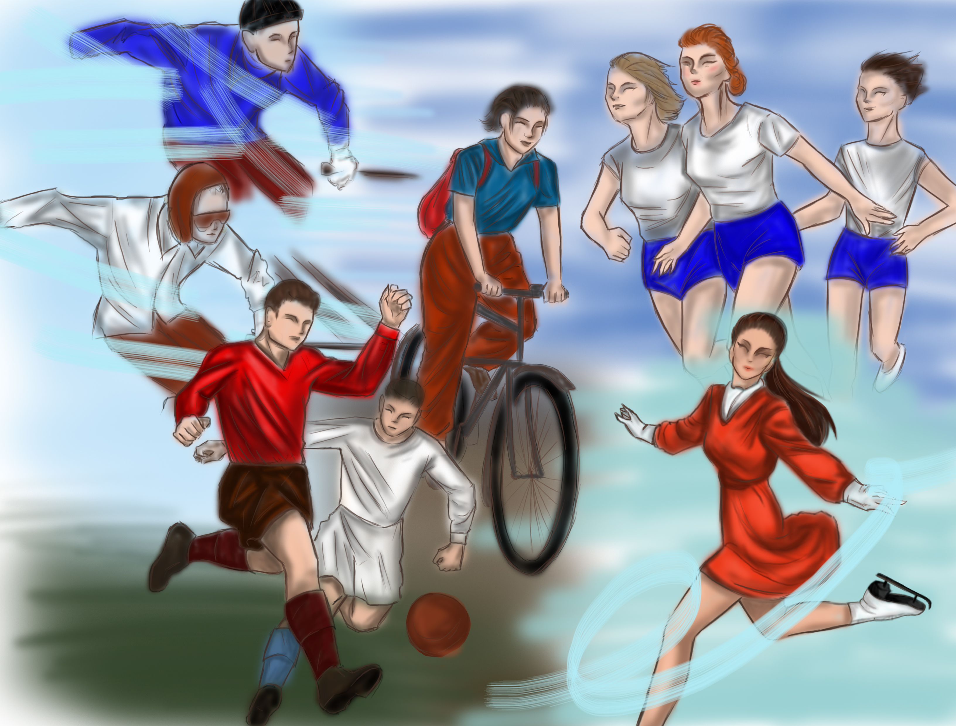 Русский язык спорт